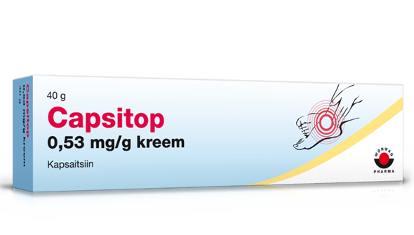 Capsitop® 0,53 mg/1 g kreem (Kapsaitsiin)